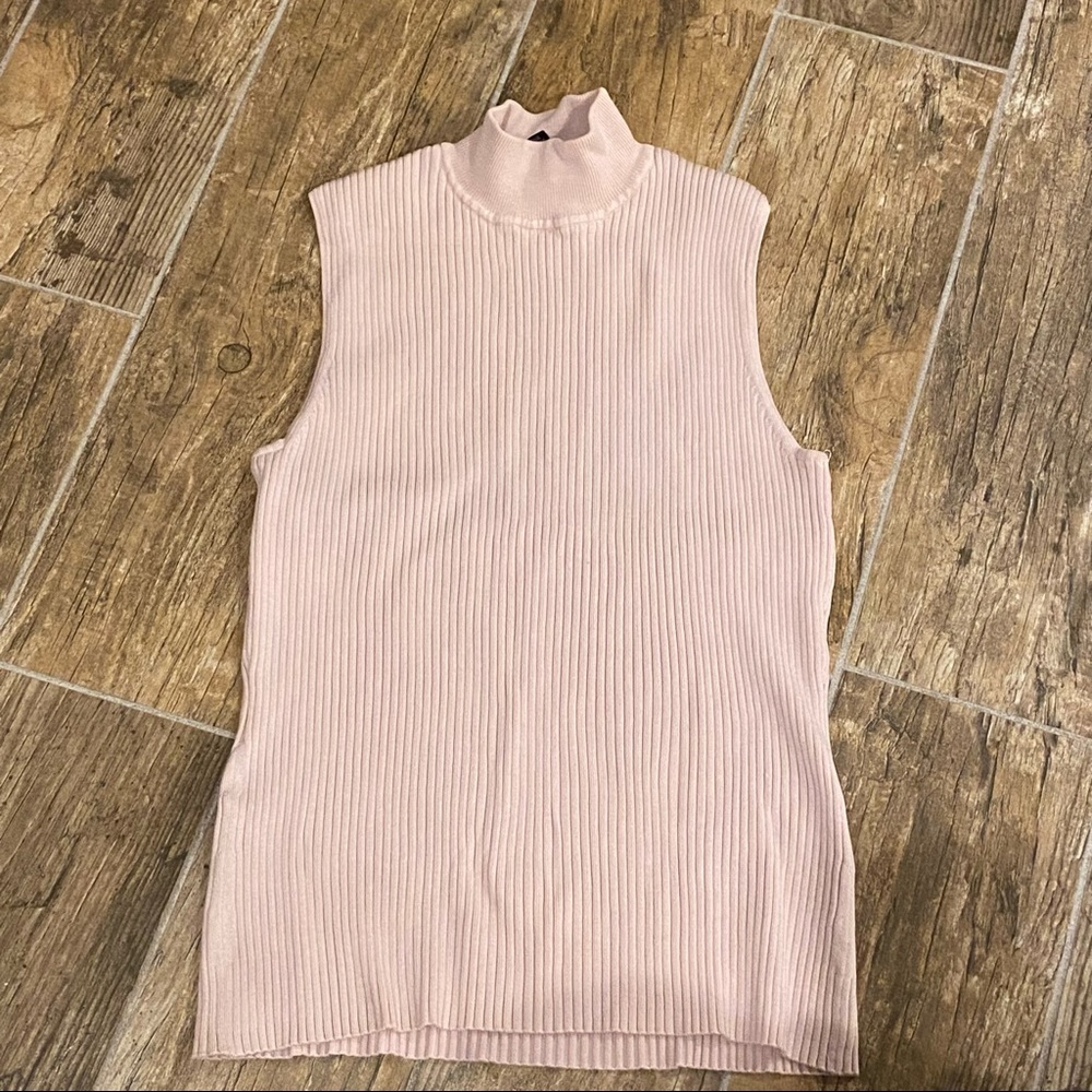 Susan Lewis Ribbed Mock Turtleneck
